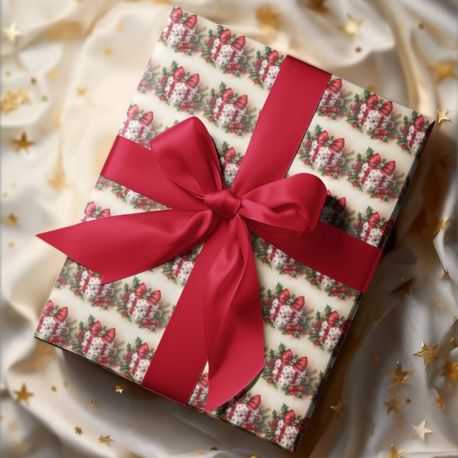Pretty Coquette Wrapped Present for Christmas Wrapping Paper (Creator Uploaded)