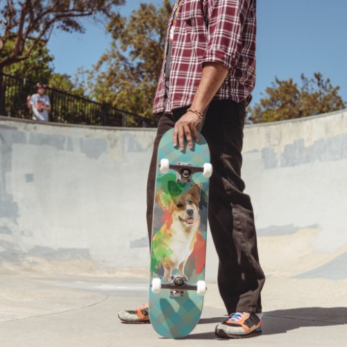 Pretty Corgi  Skateboard