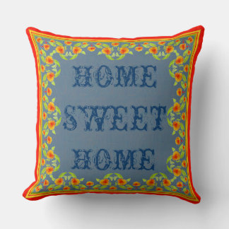 Pretty Country Marigolds Border Pillow or Cushion
