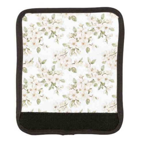 Pretty Cream Flowering Tree Wedding Luggage Handle Wrap