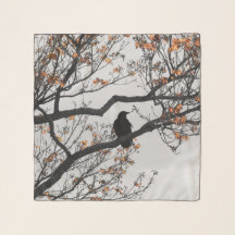 Pretty Crow In Tree
