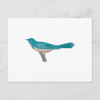 pretty cuckoo bird postcard