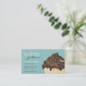 Pretty Cupcake Business Card (Standing Front)