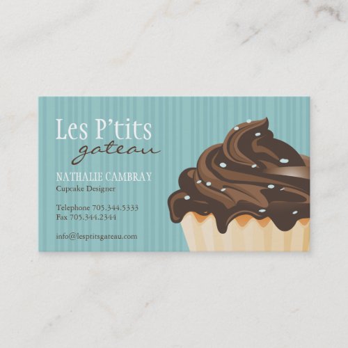 Pretty Cupcake Business Card