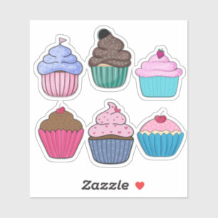 Pretty Cupcakes Sticker