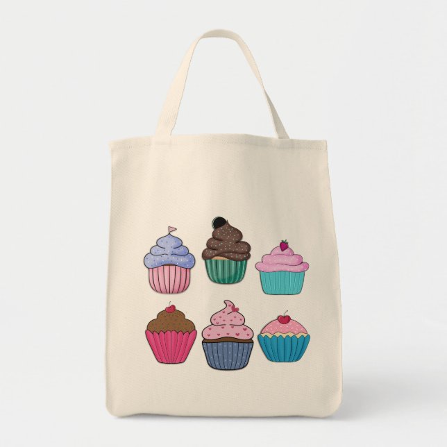Pretty Cupcakes Tote Bag (Front)
