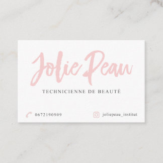Pretty Custom Cards| Not Editable Template Business Card