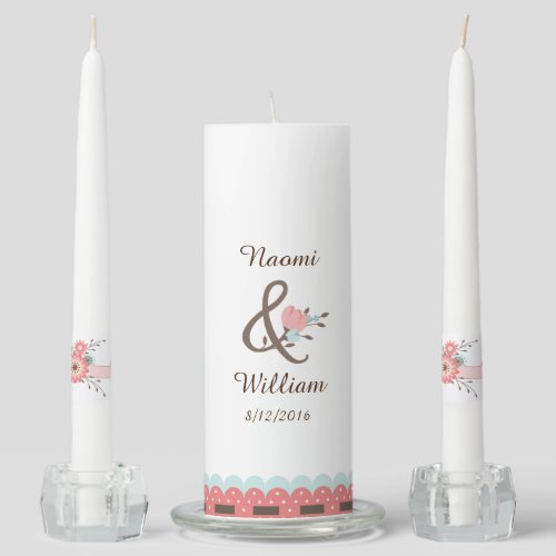 Pretty Custom Unity Candle Set