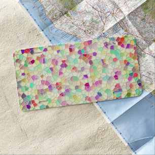 Pretty Cut Glass 2 License Plate