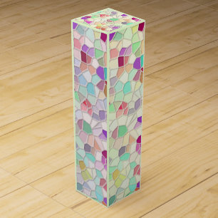 Pretty Cut Glass 2 Wine Box