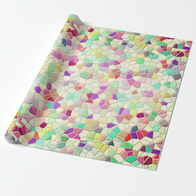 Pretty Cut Glass 2 Wrapping Paper (Unrolled)