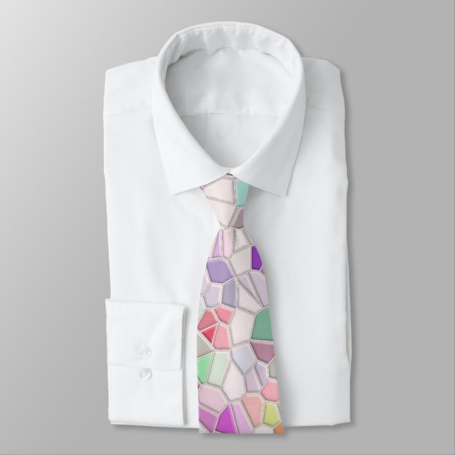 Pretty Cut Glass  Neck Tie (Tied)