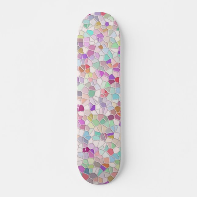 Pretty Cut Glass Skateboard (Front)