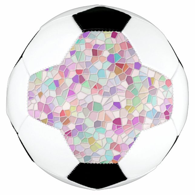 Pretty Cut Glass Soccer Ball (Front)