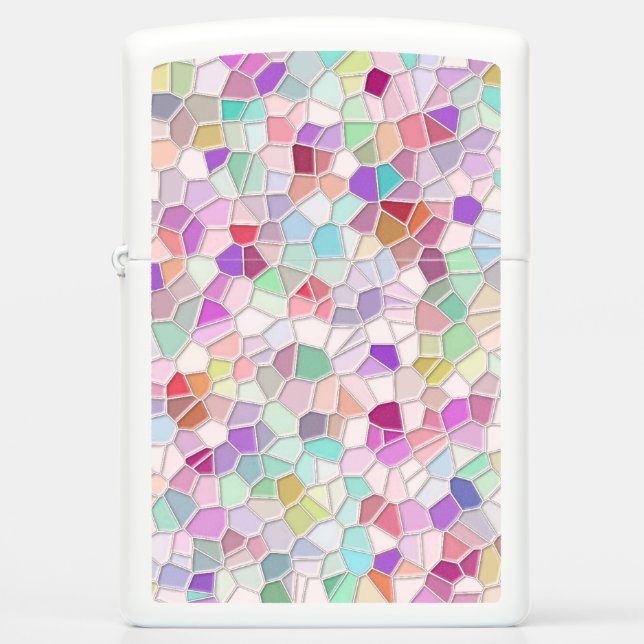 Pretty Cut Glass  Zippo Lighter (Front)