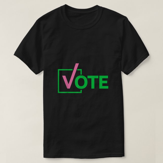 Pretty cute aka vote tee  (Design Front)