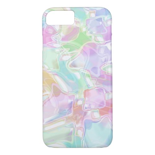 Pretty Cute Colorful Futuristic Swirls Art Pattern iPhone 87 Case