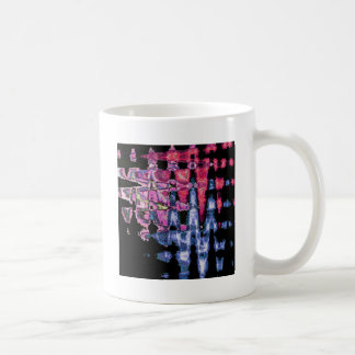 Pretty Cute Purple Ash Gray and Black Watercolors Coffee Mug