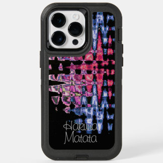 Pretty Cute Purple Ash Gray and Black Watercolors OtterBox iPhone 14 Pro Max Case