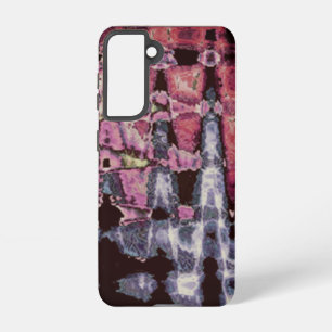 Pretty Cute Purple Ash Gray and Black Watercolors Samsung Galaxy S21 Case