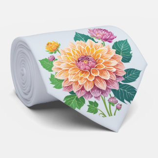 Pretty Dahlia Neck Tie
