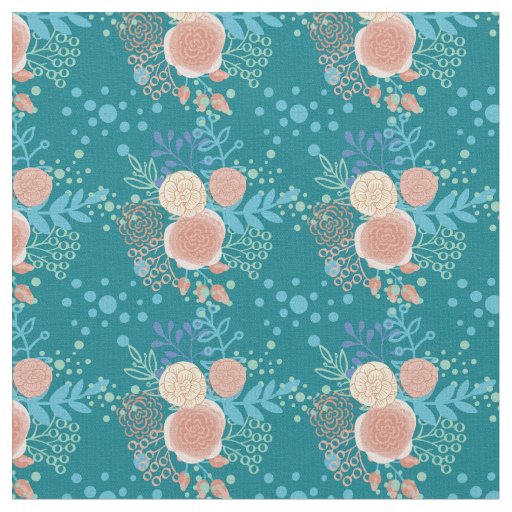 Pretty Dainty Flower Pattern Fabric