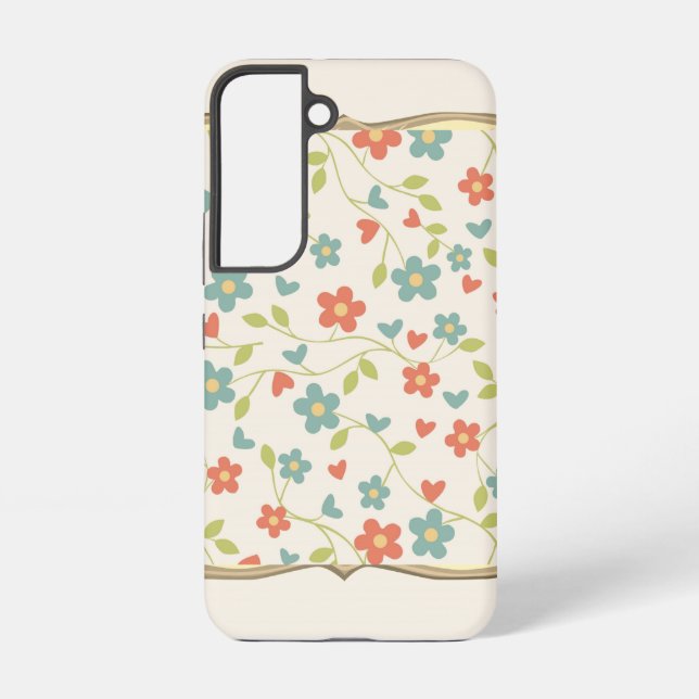 Pretty Daisies In Multi Colors Samsung Galaxy Case (Back)