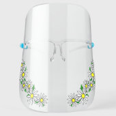 Pretty Daisy Chain Border Face Shield (Front)