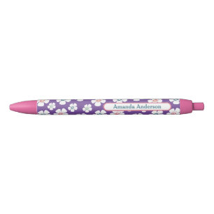 Pretty Daisy Flowers Custom Pen