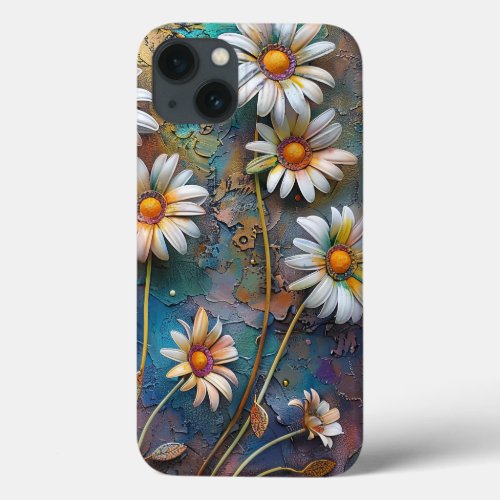 Pretty Daisy Flowers Wildflowers Flower Floral iPhone 13 Case