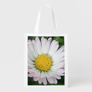 Pretty daisy grocery bag