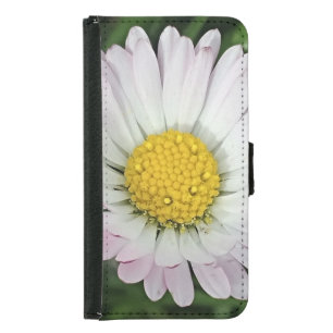 Pretty daisy samsung galaxy s5 wallet case