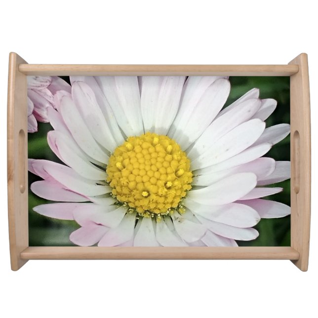 Pretty daisy serving tray (Front)