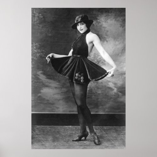 Pretty Dancing Girl 1910s Poster