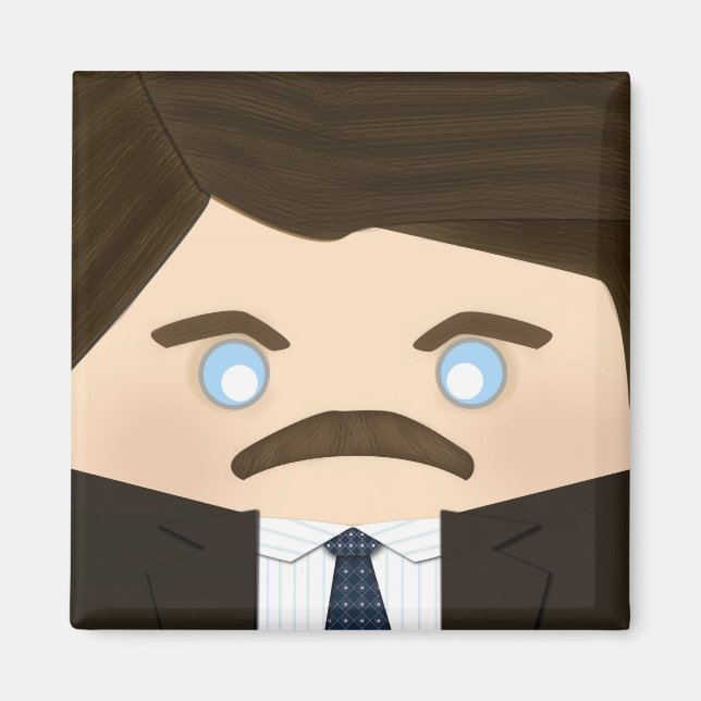 Pretty, Dark Haired Women and Breakfast Food Magnet (Front)