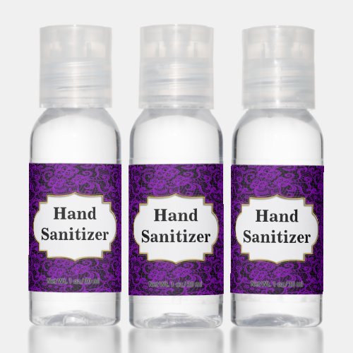 Pretty Delicate Purple Lace Hand Sanitizer