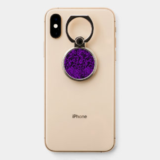 Pretty Delicate Purple Lace Phone Ring Stand