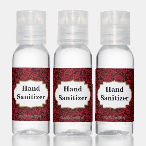 Pretty Delicate Red Lace Hand Sanitizer