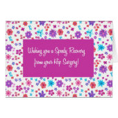 Pretty Ditsy Floral Get Well from Hip Surgery (Front Horizontal)