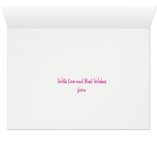 Pretty Ditsy Floral Get Well from Knee Surgery (Inside Horizontal (Bottom))