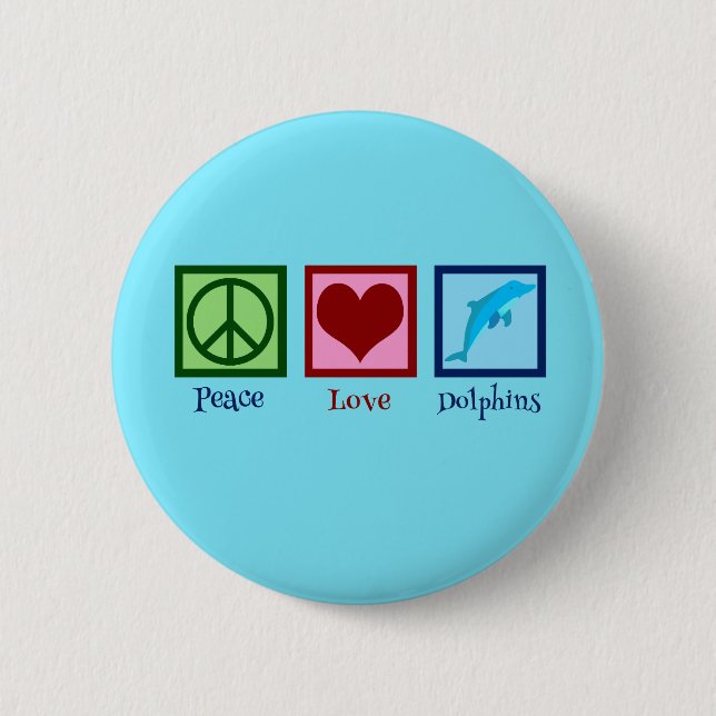 Pretty Dolphin Button (Front)