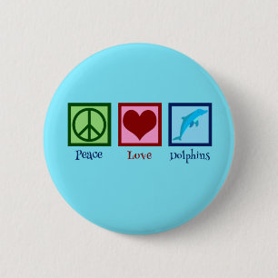 Pretty Dolphin Button