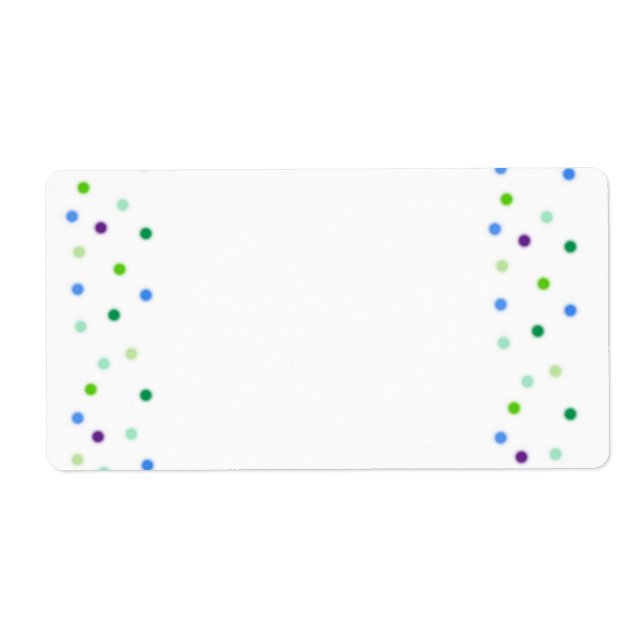 Pretty Dots Label (Front)