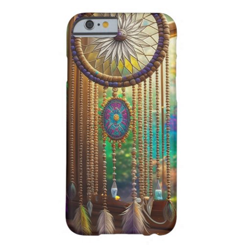 Pretty Dreamcatcher in Window Purple Boho Barely There iPhone 6 Case