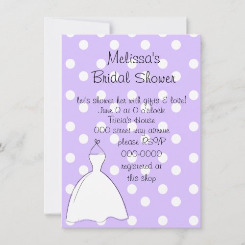 Pretty Dress Sketch Custom Invitation