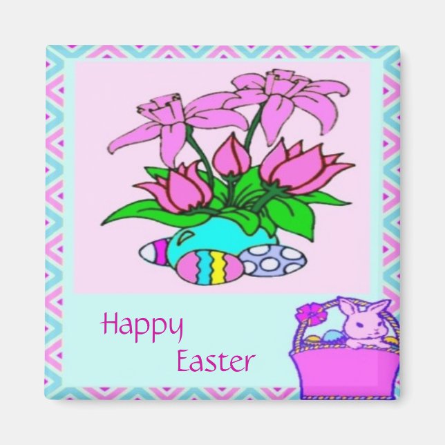 Pretty Easter Magnet (Front)