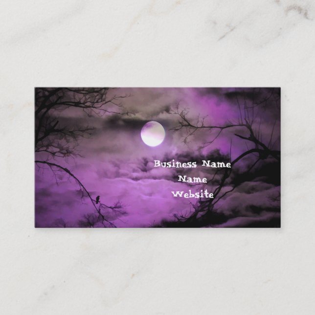 Pretty Eerie Business Card (Front)
