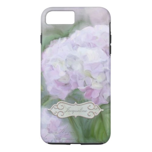 Pretty Elegant Hydrangea Flower Painting Vintage iPhone 8 Plus7 Plus Case