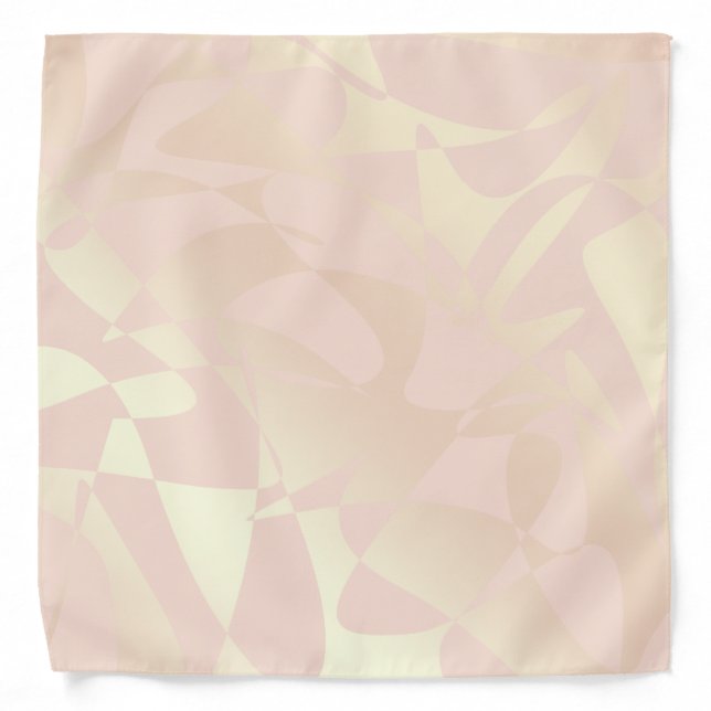 Pretty elegant stylish rose gold pattern bandana (Front)