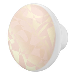 Pretty elegant stylish rose gold pattern ceramic knob